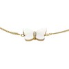 Fossil Women's Stainless Steel MOP Butterfly Bracelets, Color: Gold (Model: