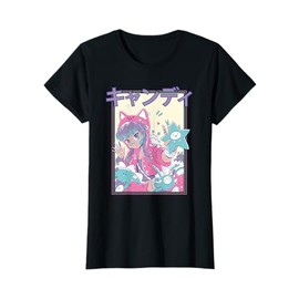 Kawaii Candycore Adorable Anime Girl T-Shirt