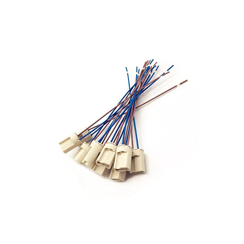 G9 Lamp Holders,TWDRTDD G9 Light Socket with 150mm Teflon Wire,LED