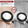 12X Magnifying glass with Light and Stand,5 Inches 2-in-1 Lighted
