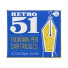 Retro 51 Fountain Pen Refill Blue 6-Pack