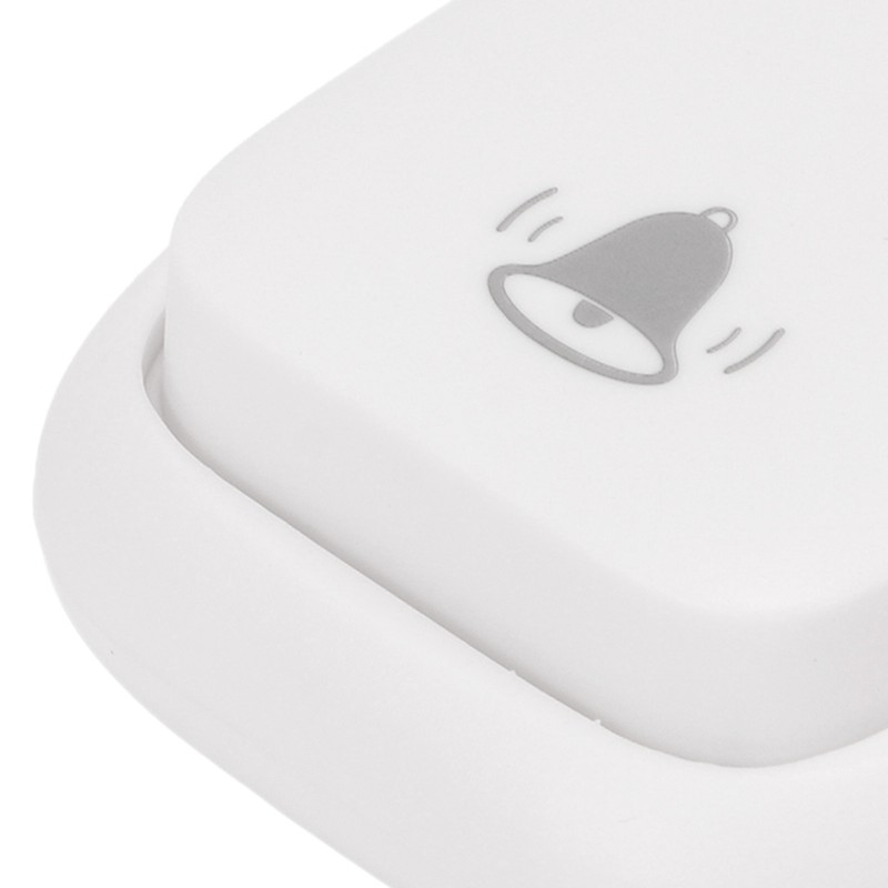 Self Generated Wireless Doorbell Set 38 Ringtones 4 Level Adjustable