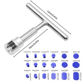 WYYFXY® Pack of 19 Dent Removal Tool, Paintless Dent Repair Kit, Car Dent Puller, Car Dent Removal Kit, for Vehicle Dent Removal