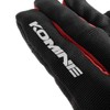 KOMINE Alessia GK-1683 Mesh Motorcycle Riding Gloves, Black/Silver, L