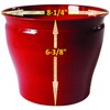 Robert Allen MPT01599 Avery Classic Ironstone Metal Planter Flower Pot,