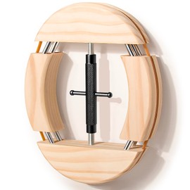 4 Way Hat Stretcher, Upgraded Wooden Hat Stretchers for Fitted Hats, Stretched Size 6 7/8 to 8 1/2, Hats Stretcher Fits All Kind of Caps - Lever Principle, Extender Widener for Baseball Cowboy Caps