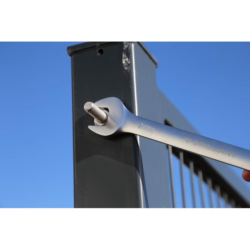 BRILLIANT TOOLS BT013812 Ratchet Ring Spanner 12 mm [Powered by