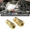 VGOL 2Pcs R12 to R134A Adapter Low Side & High
