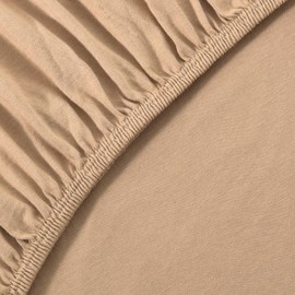 leevitex® Fitted Sheet 90 x 200 cm – 100 x 200 cm, Fitted Sheet, 100% Jersey Cotton, Mattress Height up to 25 cm, Oeko-Tex Certified – Pink/Magenta