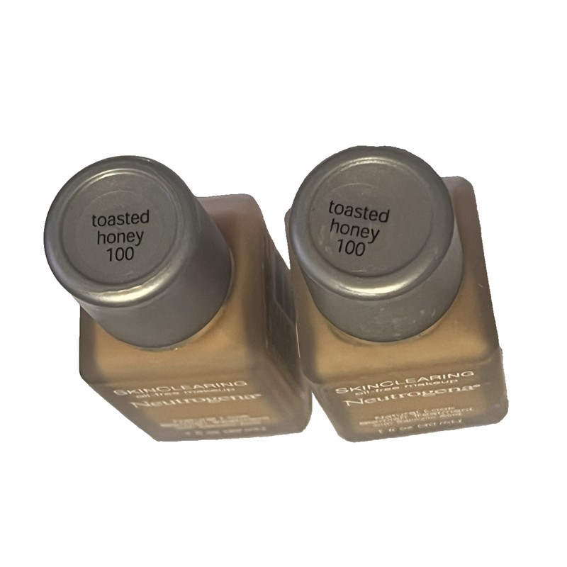 Neutrogena SkinClearing Oil-Free Makeup, Natural Look, 100 Toasted Honey