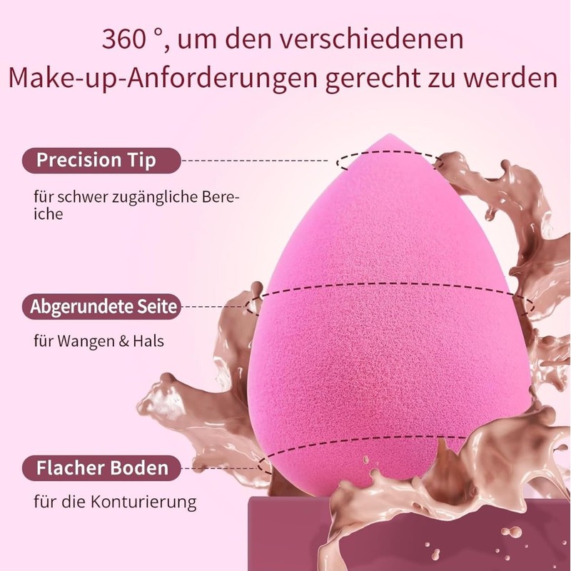 Rosa/Pink Beauty Blender, Kosmetik Schwamm, Beauty Sponge, Make-up Schwamm