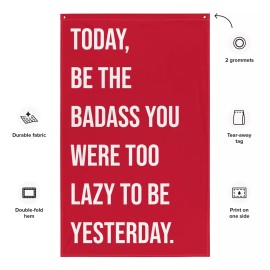 Warpathic Custom Gym Flags - Weightlifting Decor - Man Cave Wall Art