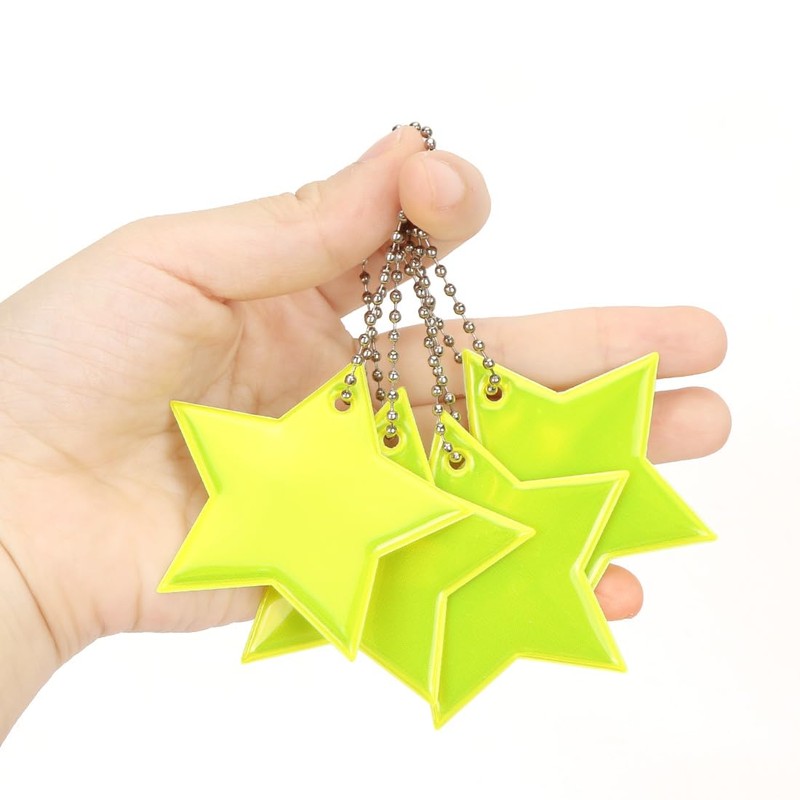 Capaneus Safety Reflector Pendant, Children's Reflector Pendant for School Bag,