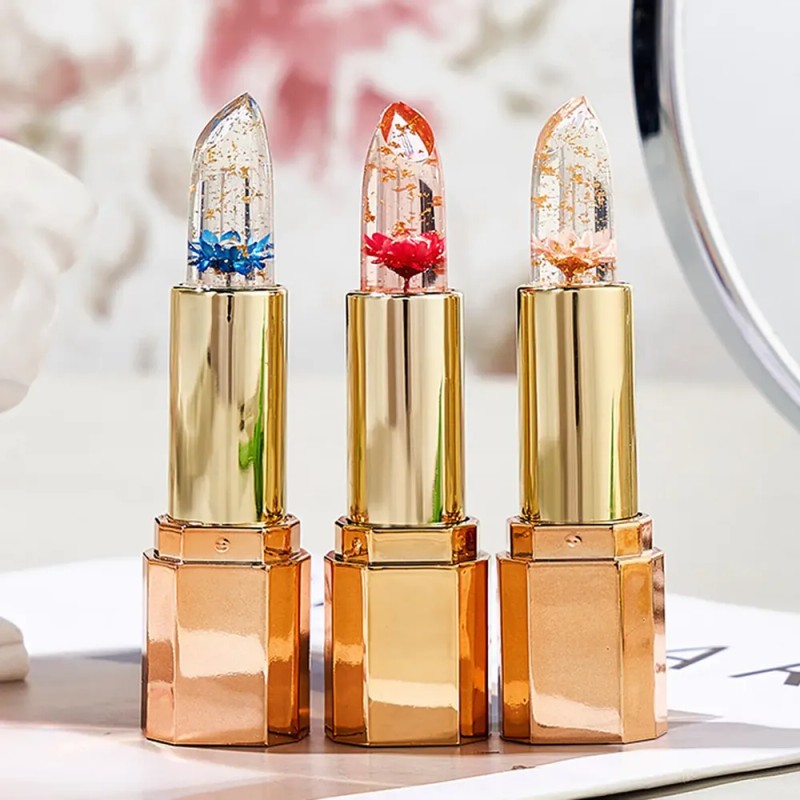 Set De Pintalabios Que Cambian De Color, Jelly Lip Transpare