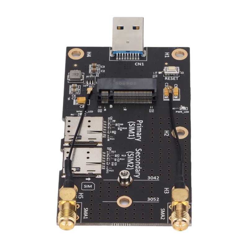 ciciglow NGFF M.2 to USB3.0 Adapter, Dual SIM Card Slot