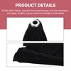 Zikefest Car Shift Boot Cover, Suede Leather Manual Automatic Shift