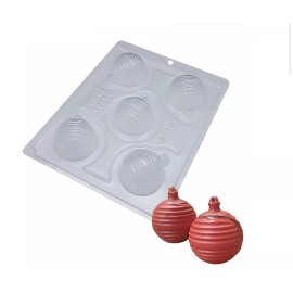 BWB NEW Hot Chocolate Coco Bomb Mold Three Piece BWB Molds Christmas Ornament Molds