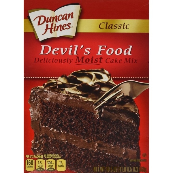 Duncan Hines Classic Devil's Food Cake Mix (2 Pack)