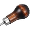 2Pcs Awl Scratch Awl Wooden Handle Pin Stamping Tool for
