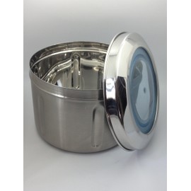 Qualways Stainless Steel 0.9kg Canister
