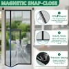 Side Opening Screen Door Mesh, Fit Door Size 38 x