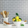 RoomMates TIL4573FLT StickTiles Gray Subway Peel and Stick Tile Backsplash
