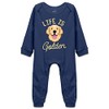 Life is Golden(Golden Retriever) Infant Short Sleeve 100% Cotton Bodysuit/Long