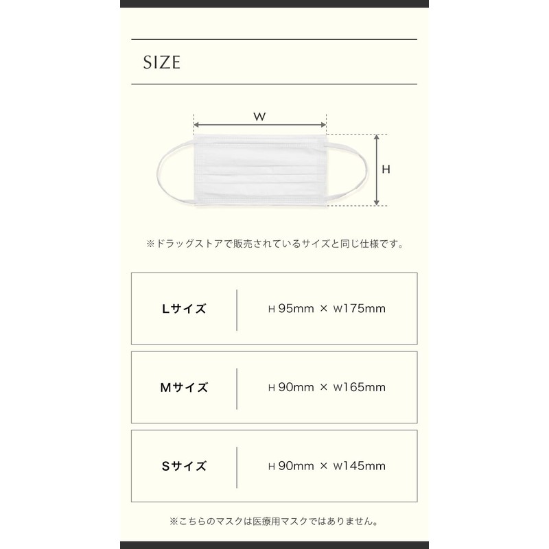 Invigorating Comfortable Mask, Non-woven Mask, Japanese Mechanism Certified, Prevents Ear