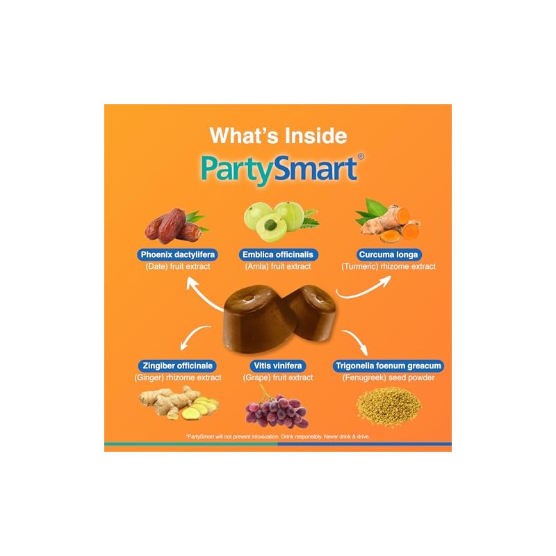 Himalaya Partysmart Gummies 10 Packs x 2 Capsules