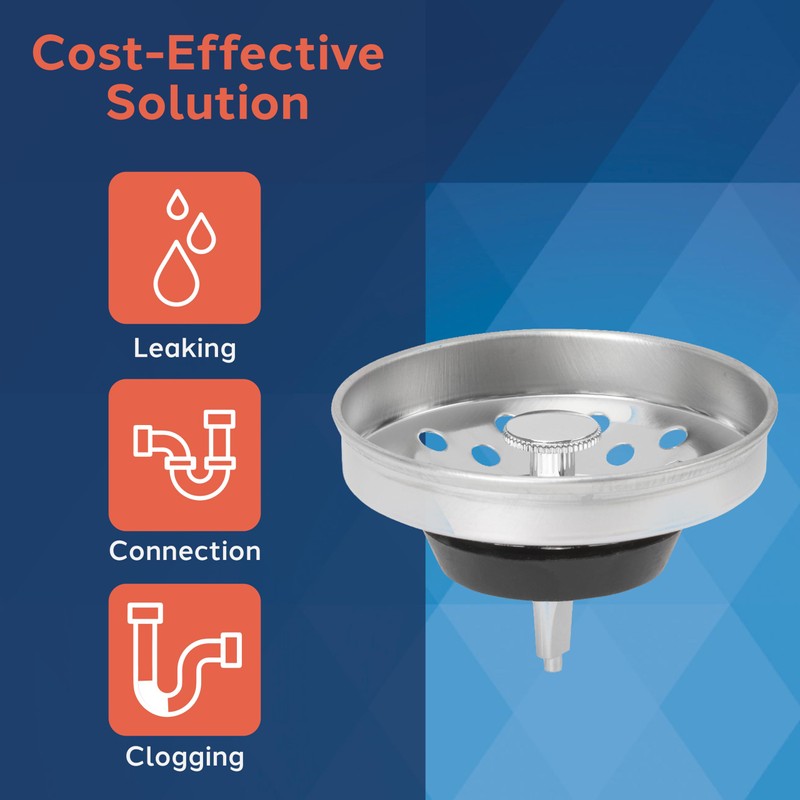 Plumb Craft Waxman 7637800T Kitchen Sink Stopper Oil Post Hole