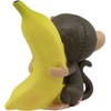 Ebros Gift Furrybones Baby Munky Monkey Loves Banana Voodoo Skeleton
