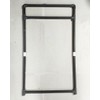 3 Panels 5.8FT Foldable Safety Barricade Security Sign Barrier Heavy