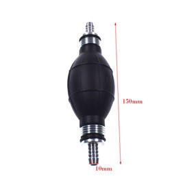 jtfrkope 10mm 3/8" Black Primer Bulb Rubber Fuel Pump Line Hose Hand Primer Gasoline Petrol Diesel Pump For Marine Boat Accessories 9001080A