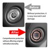 Tesnaao Pack-2 Car One-Button Start Button Decorative Ring, One-Button Start