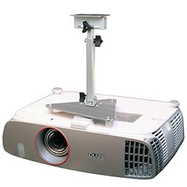 PCMD, LLC. Projector Ceiling Mount Compatible with BenQ HT2050 HT2050A HT2150ST HT3050 W1110 W2000 with Lateral Shift Coupling (Telescoping 13-20-Inch Extension)