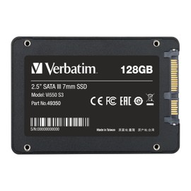 Verbatim Vi550 S3 SSD - internal SSD - Solid State Drive - 2.5'' SATA III interface - internal SSD drive with 3D NAND technology