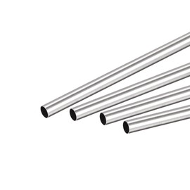 sourcing map 304 Stainless Steel Round Tube 3mm OD 0.2mm Wall Thickness 300mm Length 4 Pcs