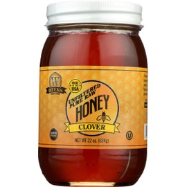 WEEKS HONEY Clover Honey Jar, 22 OZ