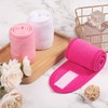 Whaline Diadema facial de spa para maquillaje, diadema de tela