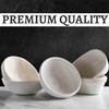 Bread Banneton Proofing Basket [Set of 2] Oval 10x6 Inch