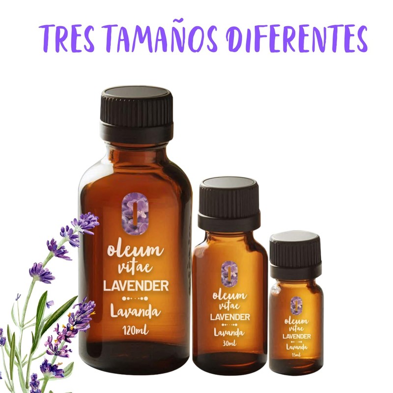 OLEUM VITAE Aceite Esencial de Lavanda 30ml. Lavandula Angustifolia. 100%