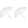 Home Supplies Direct Clear Dome Canopy Bubble Umbrella Stick See