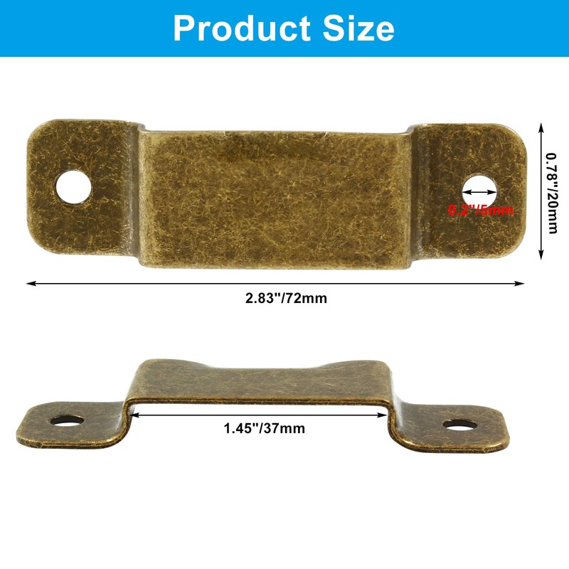 Litoexpe 2pcs Tape Measure Holder Clip, Metal Measuring Tape Clip