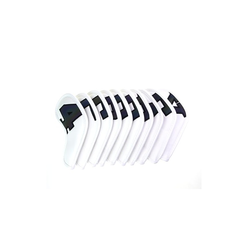 Golf Club Headcovers Irons Set 10 Pcs Iron Head Covers