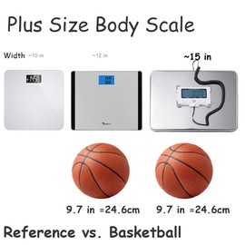 King Mills Extra Wide Heavy Duty Scale for Body Weight, 300kg/660 Lb Bariatric Scale with Easy to Read External Digital Display,Gift for Plus Size Person over 500lbs