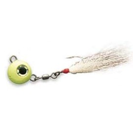 TSUNAMI FLUKE BALL JIG 4OZ GLOW