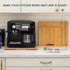 ANBOXIT Bamboo Appliance Slider, Sliding Tray for Coffee Maker, Kitchen