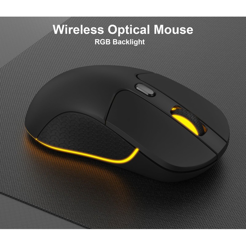 Keychron M3 Wireless Mouse, PAW3395 Sensor with Programmable Macro Button