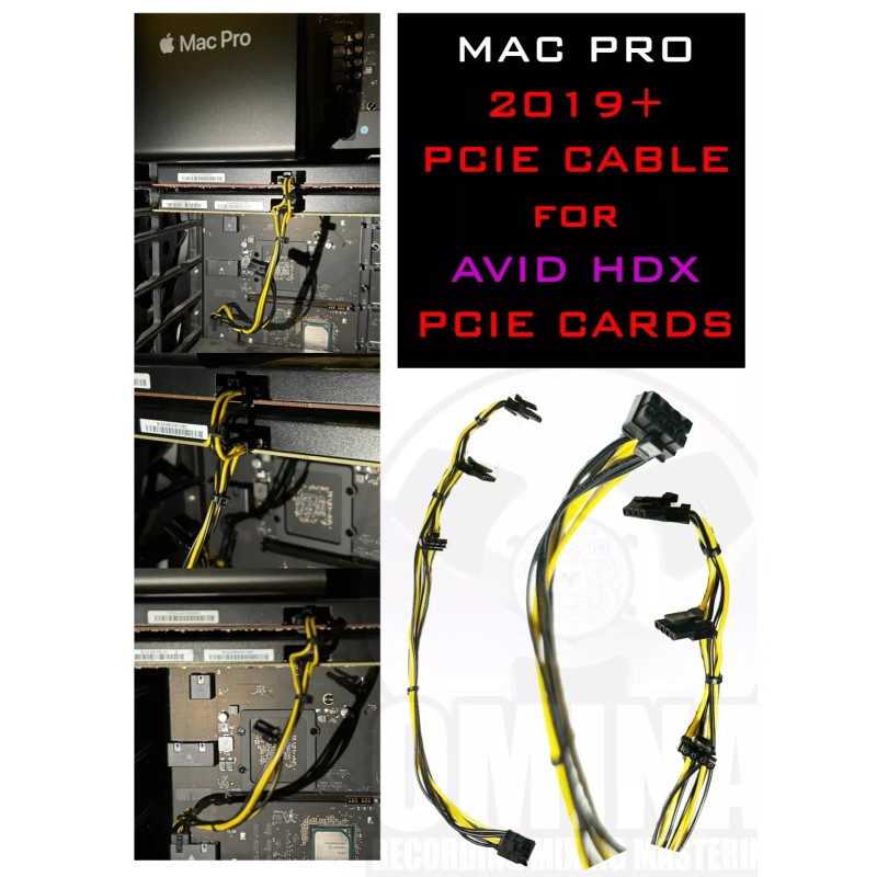AVID HDX 2019+ PCIE Card Power Adapter Cable | MAC