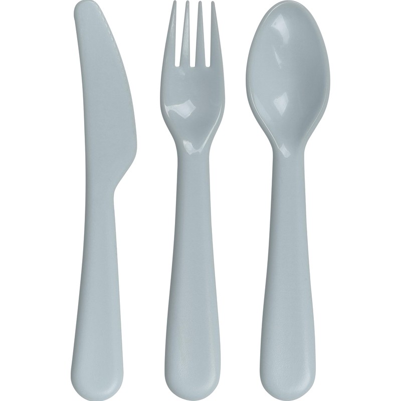 HEKU Set di posate riutilizzabili, 18 pezzi, in materiale PP,